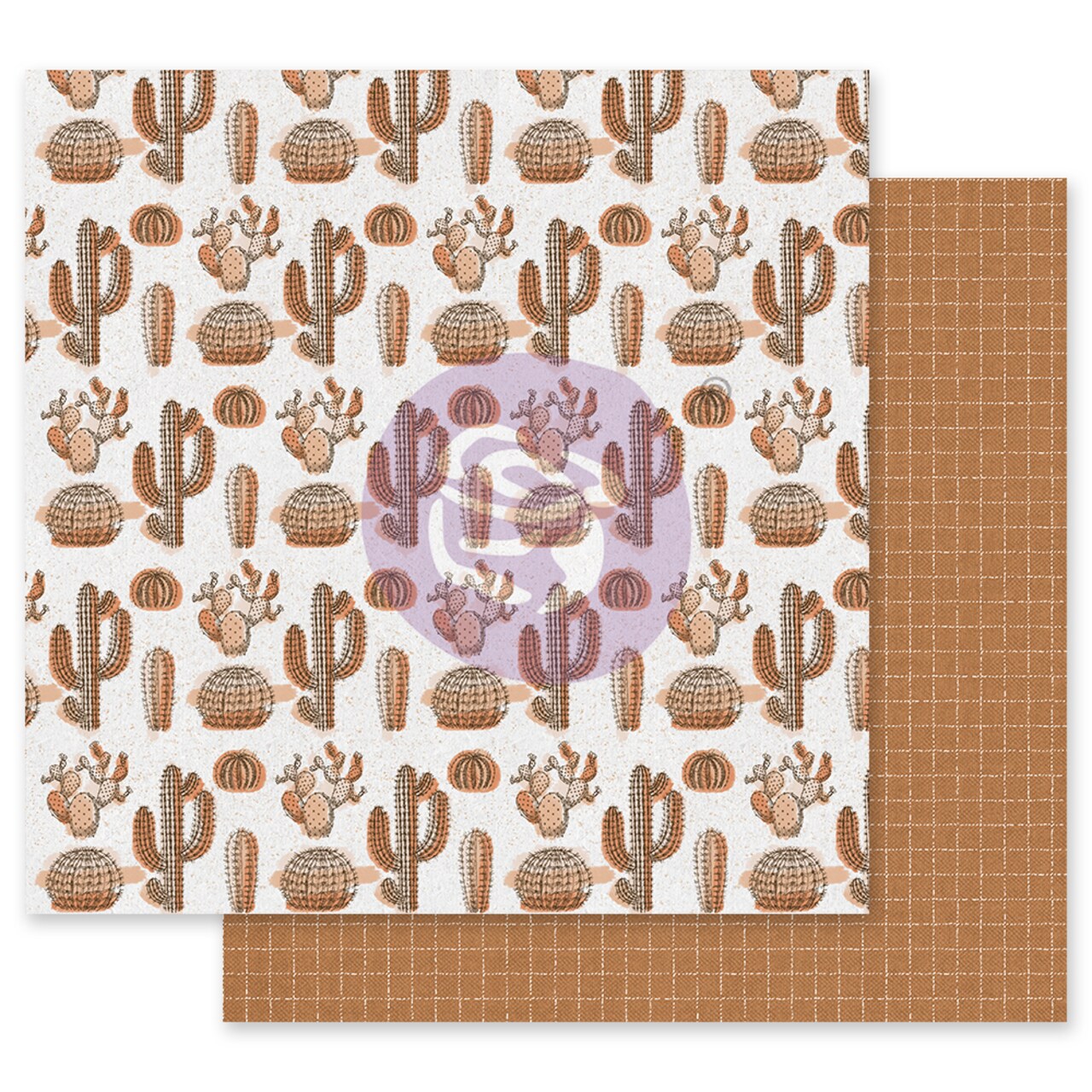 Prima Marketing Inc Golden Desert Collection 12x12 Sheet - Golden Desert Collection - W/ Foil Details 655350849573 (10 SHEETS)